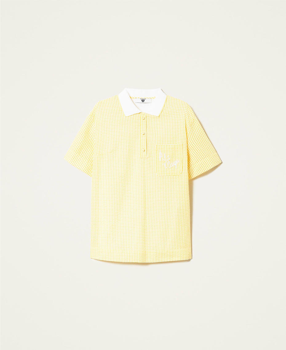 Polobluse mit Vichykaros