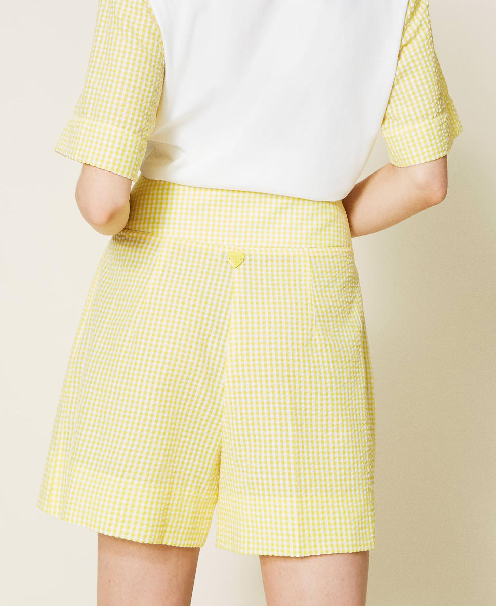 Jupe short vichy shop