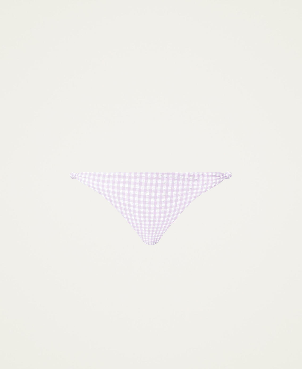 Gingham Brazilian bikini bottom