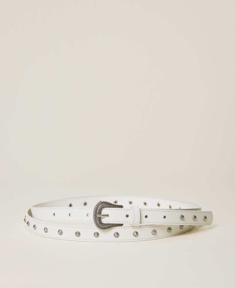 Double wrap belt with spikes Lily Woman 221TA4016-01
