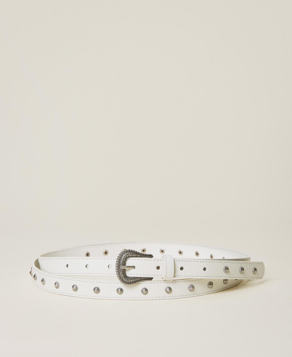 Double wrap belt with spikes