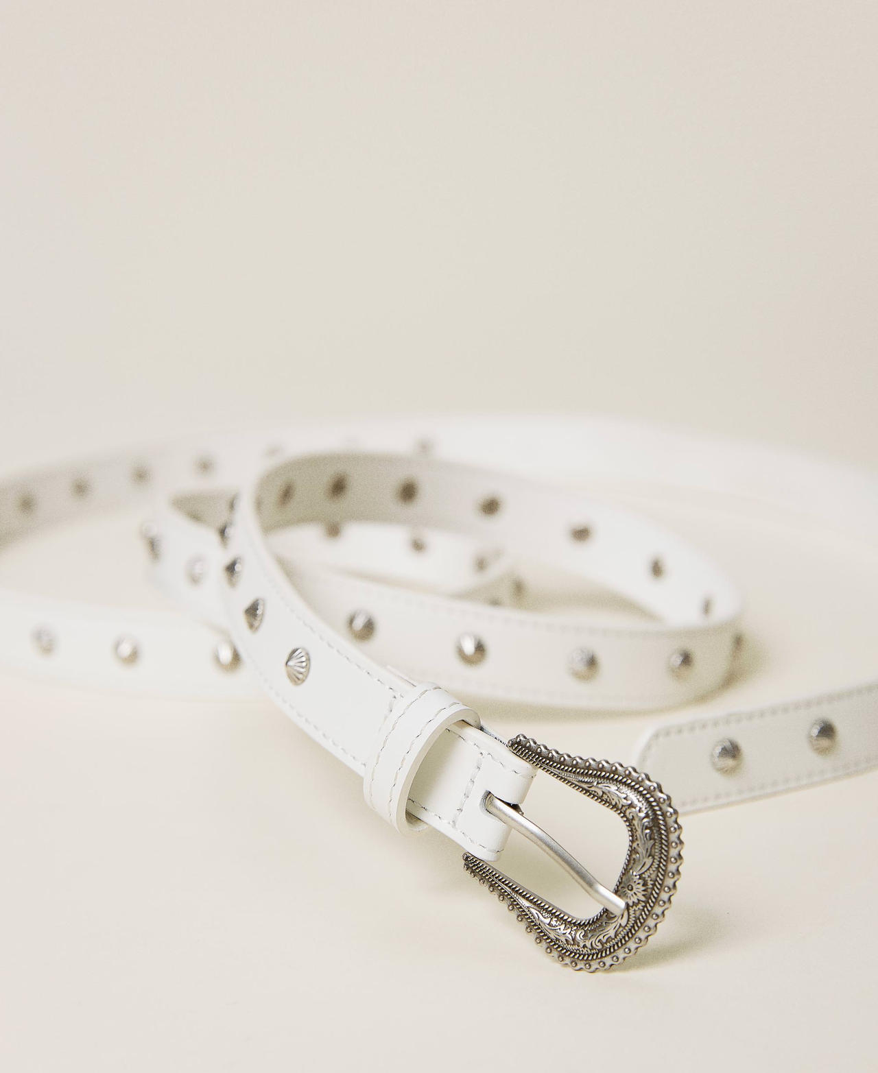 Double wrap belt with spikes Lily Woman 221TA4016-02
