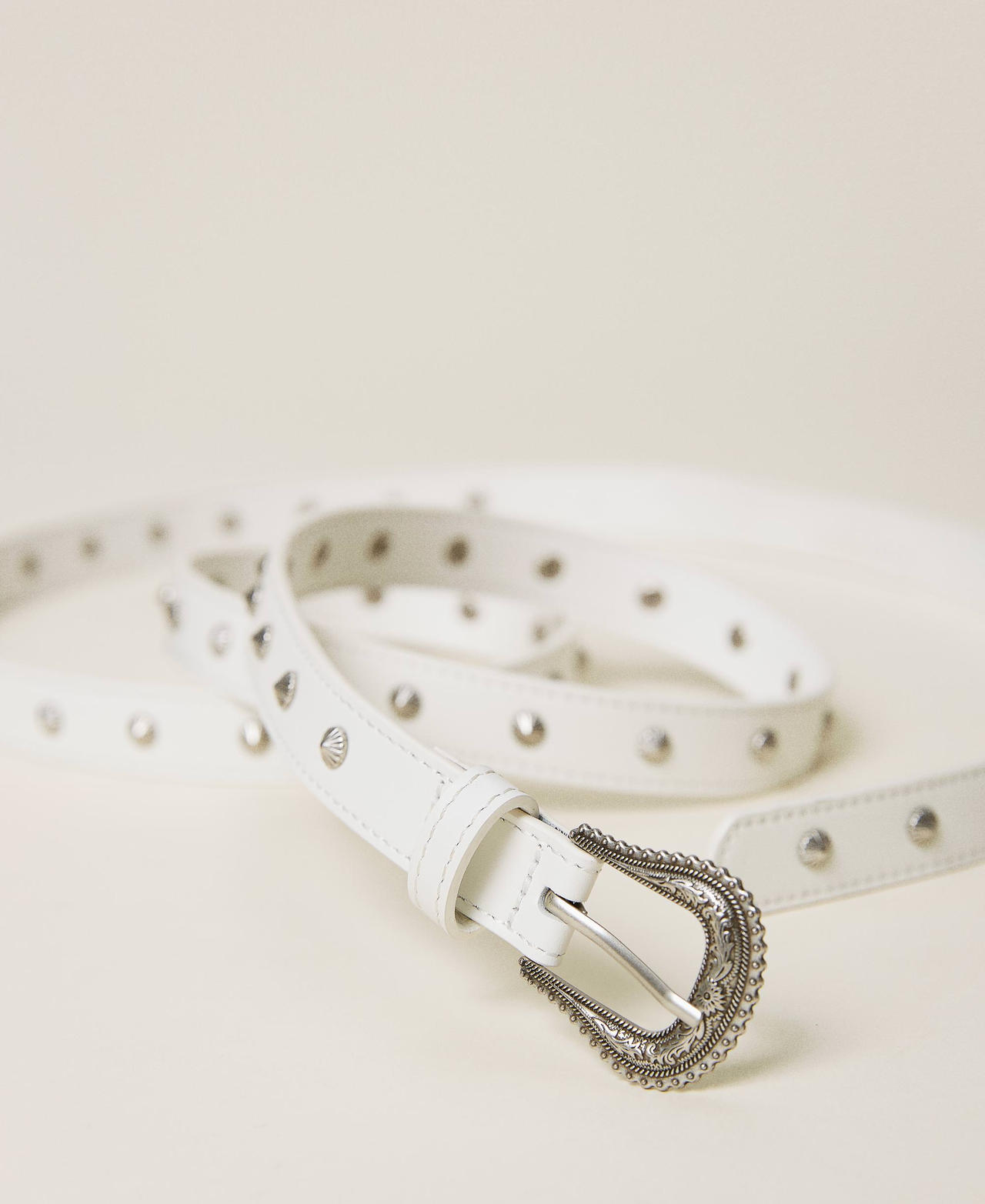 Double wrap belt with spikes Lily Woman 221TA4016_00381_02