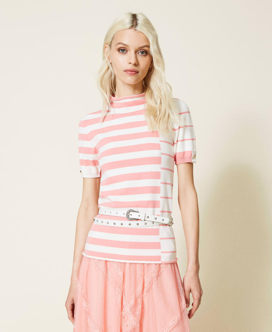 Double wrap belt with spikes Lily Woman 221TA4016_00381_S0