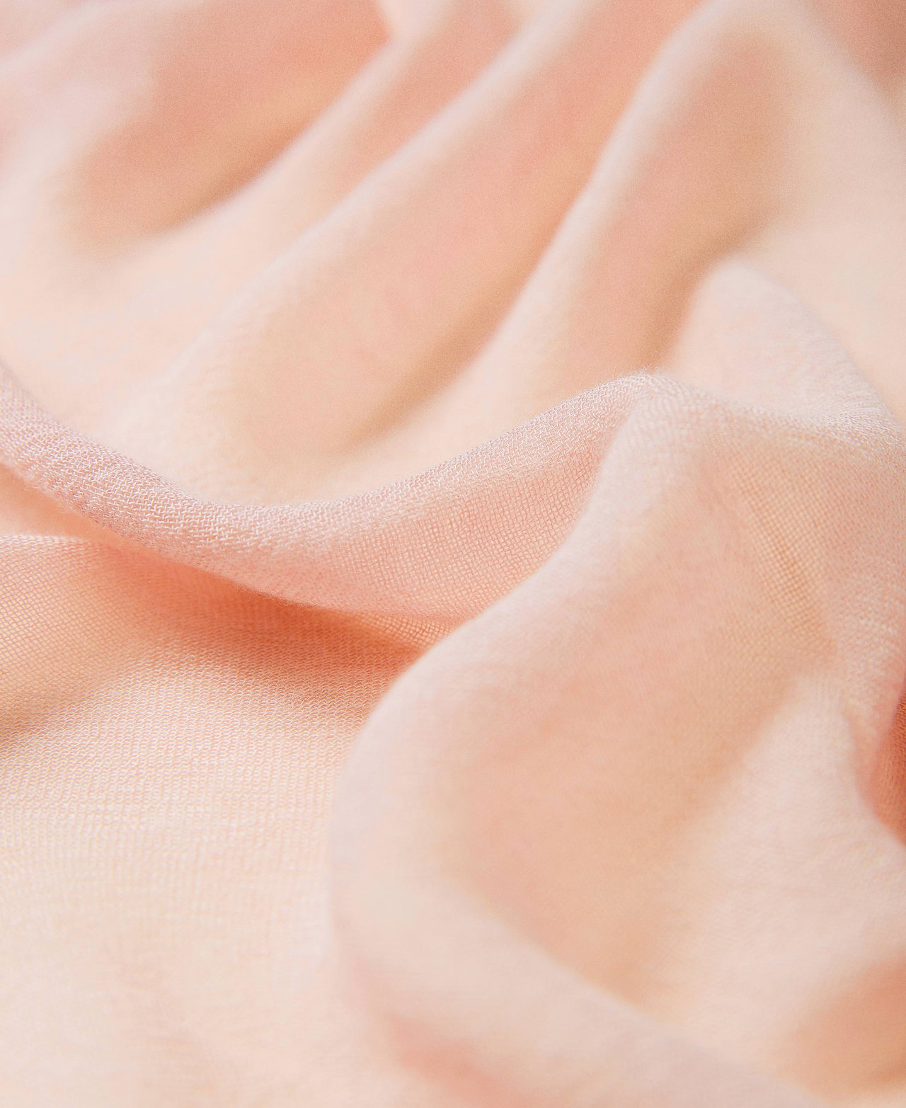 Sciarpa con logo strass