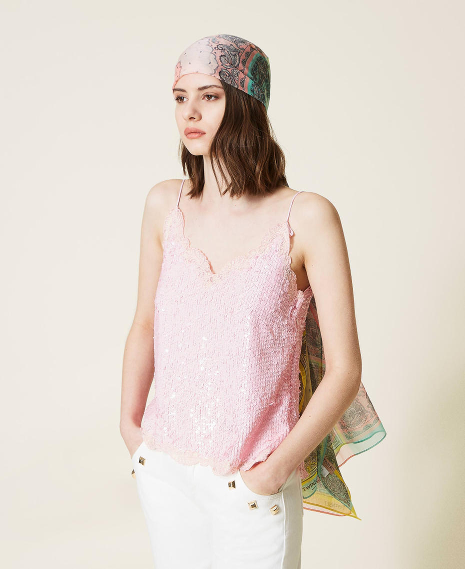 &Eacute;tole multicolore avec imprim&eacute;s bandana