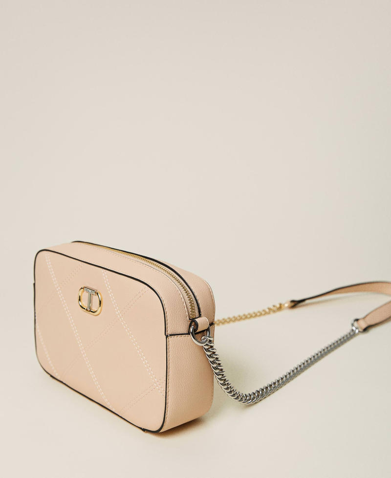 Borsa a tracolla 'Jolie' con catena bicolore Rosa "Cuban Sand" Donna 221TB7072_06017_02