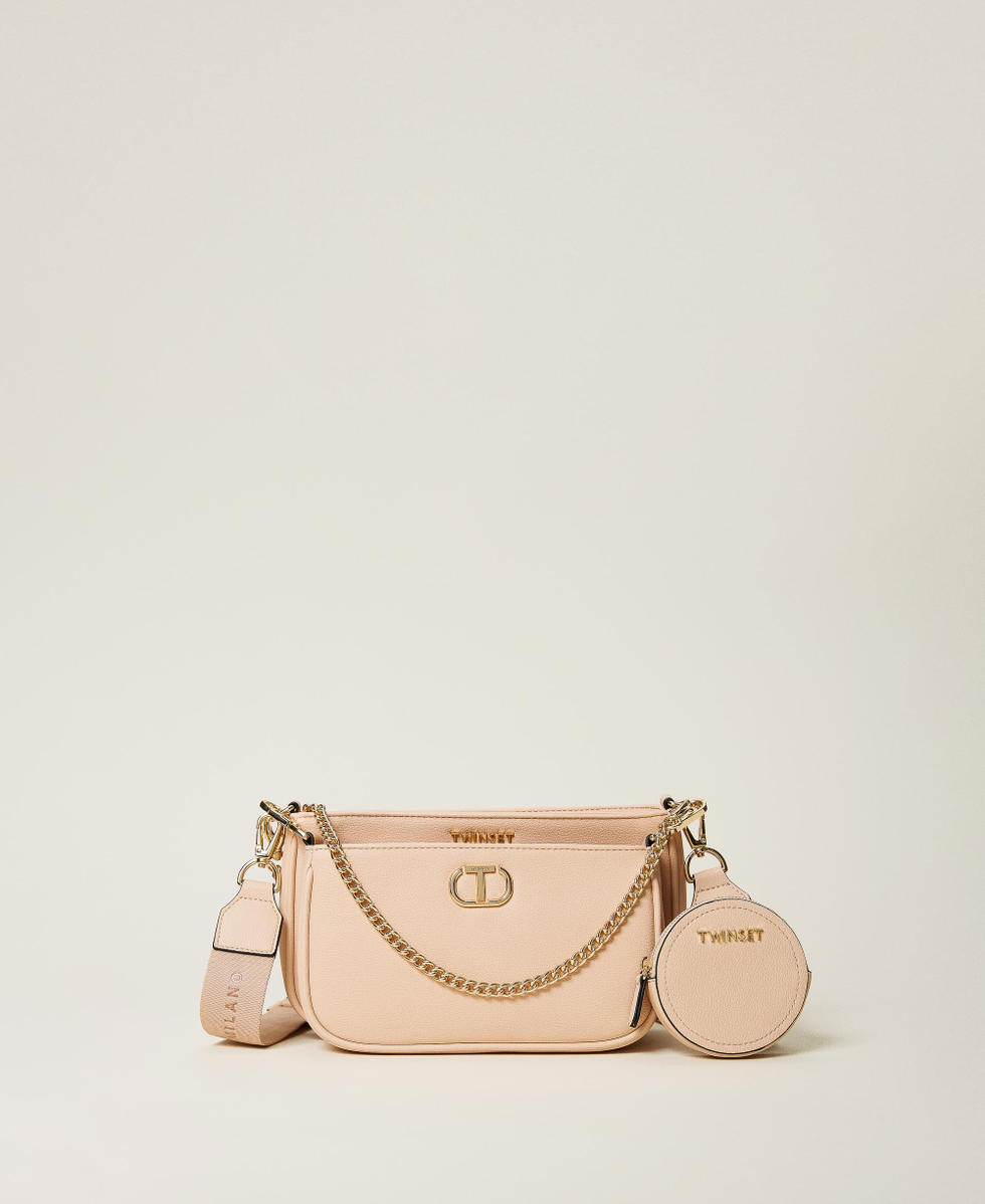 Shoulder bag and coin purse set Woman, Pink | TWINSET Milano