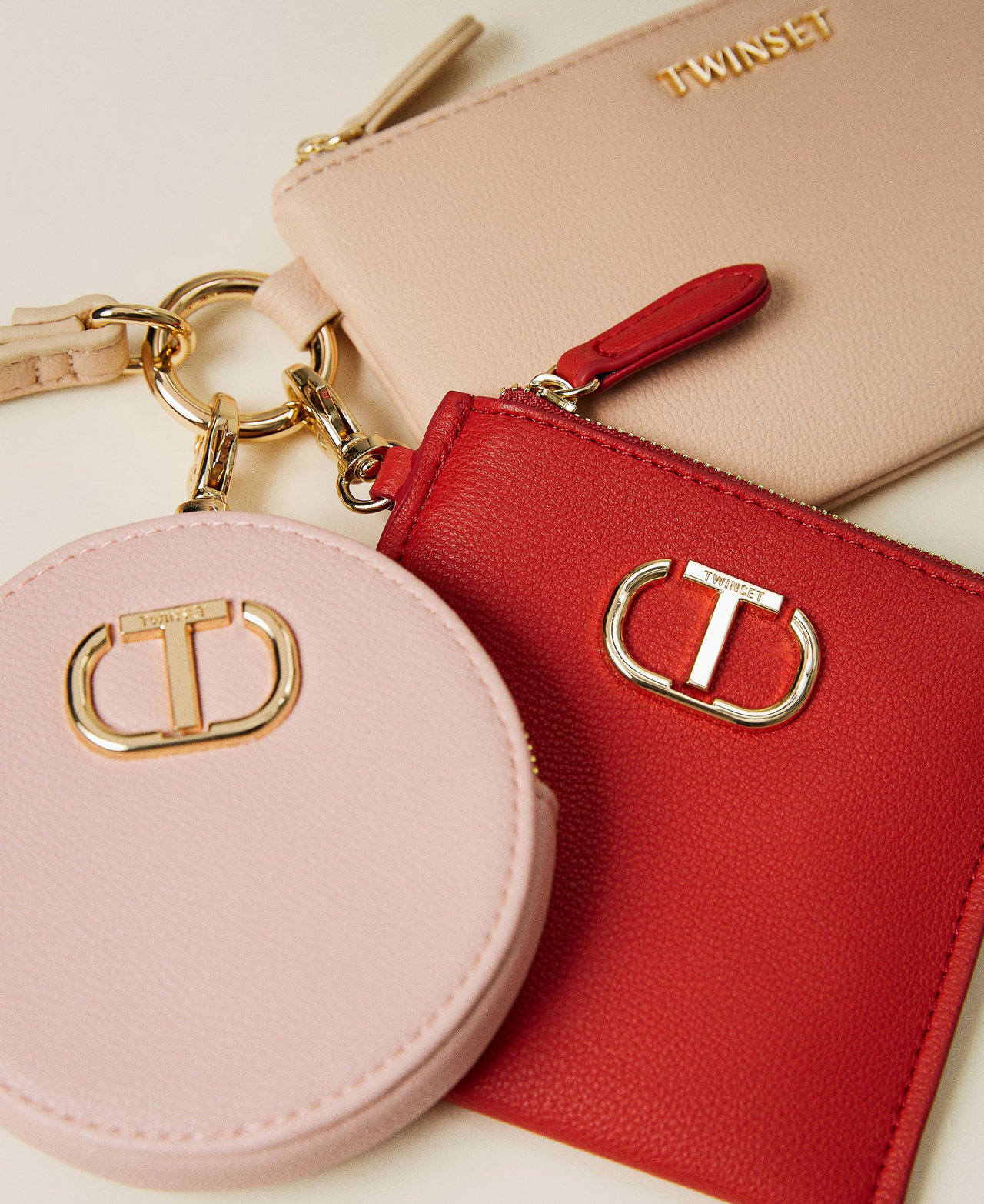 Portamonete rosso all' uncinetto - Donna - Borsellini e beauty - di