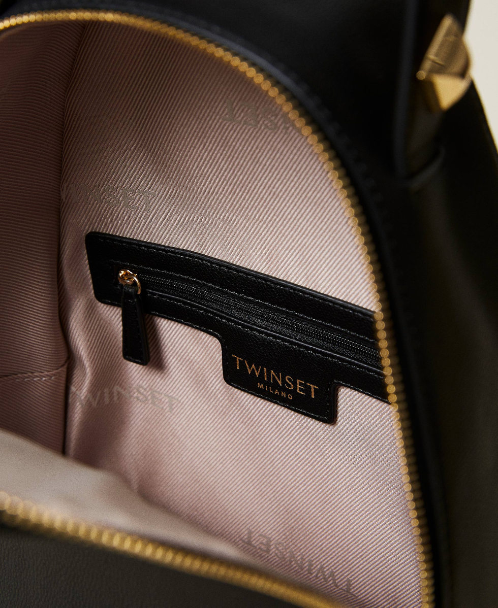 Backpack with studs Woman Black TWINSET Milano