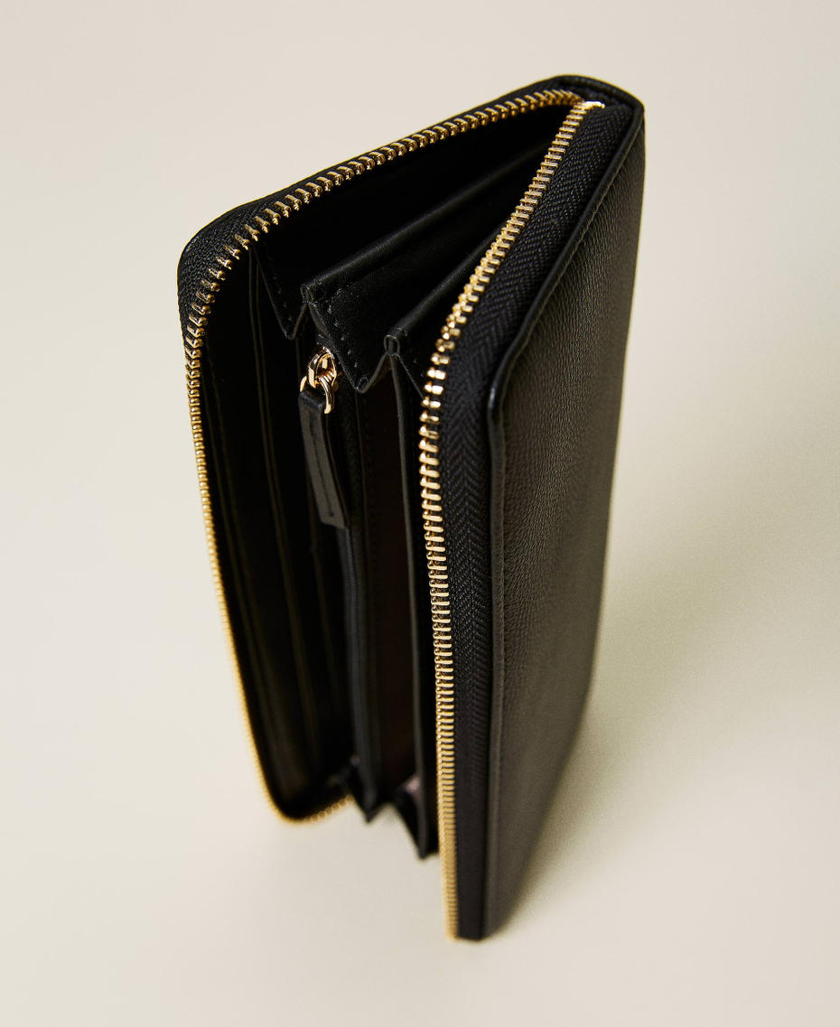 Wallet with studs Black Woman 221TB7166-04