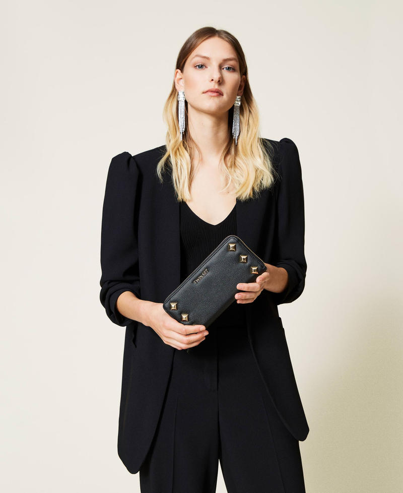 Portafoglio con borchie