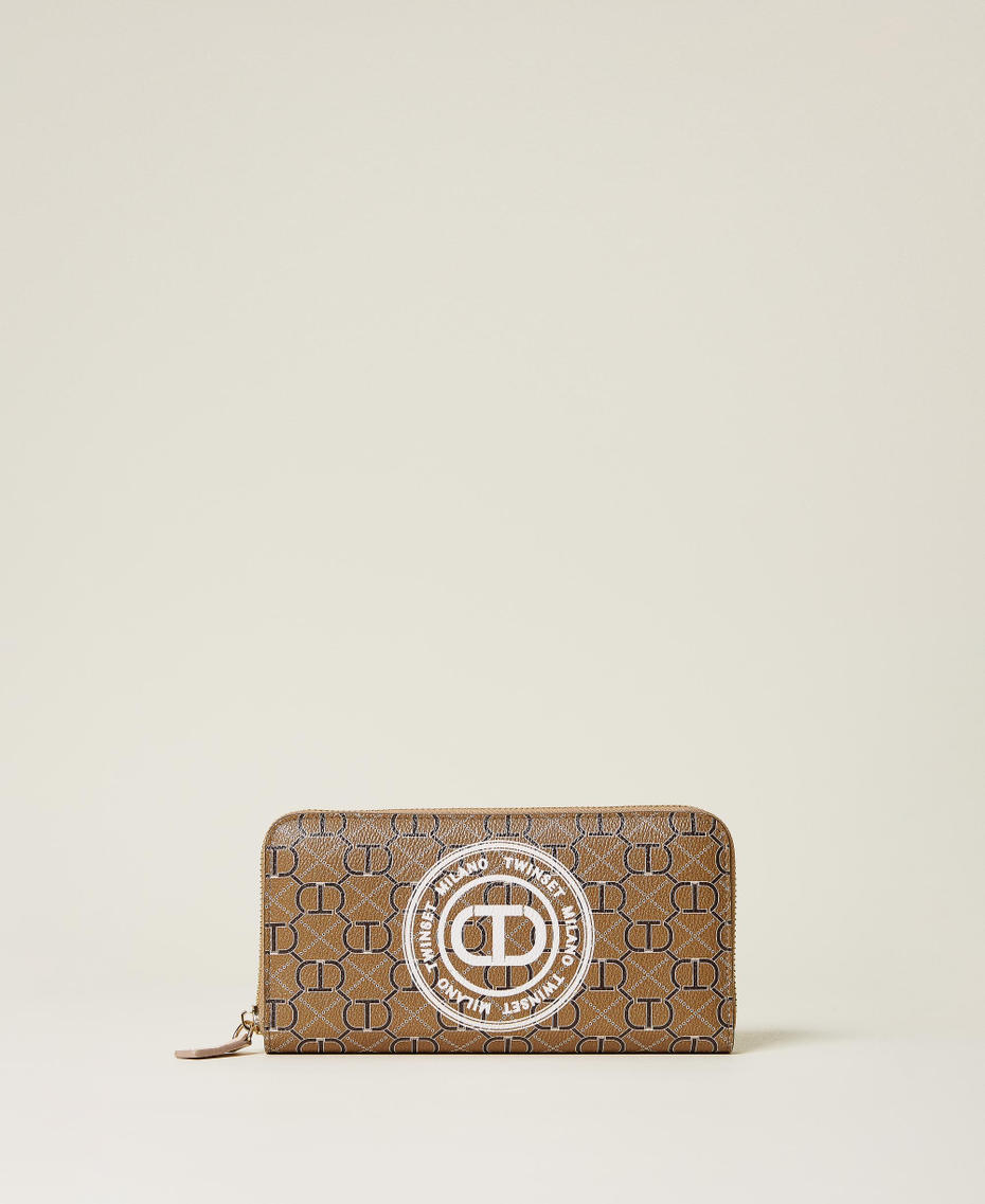 Cartera &laquo;Iti&raquo; con estampado de logotipo
