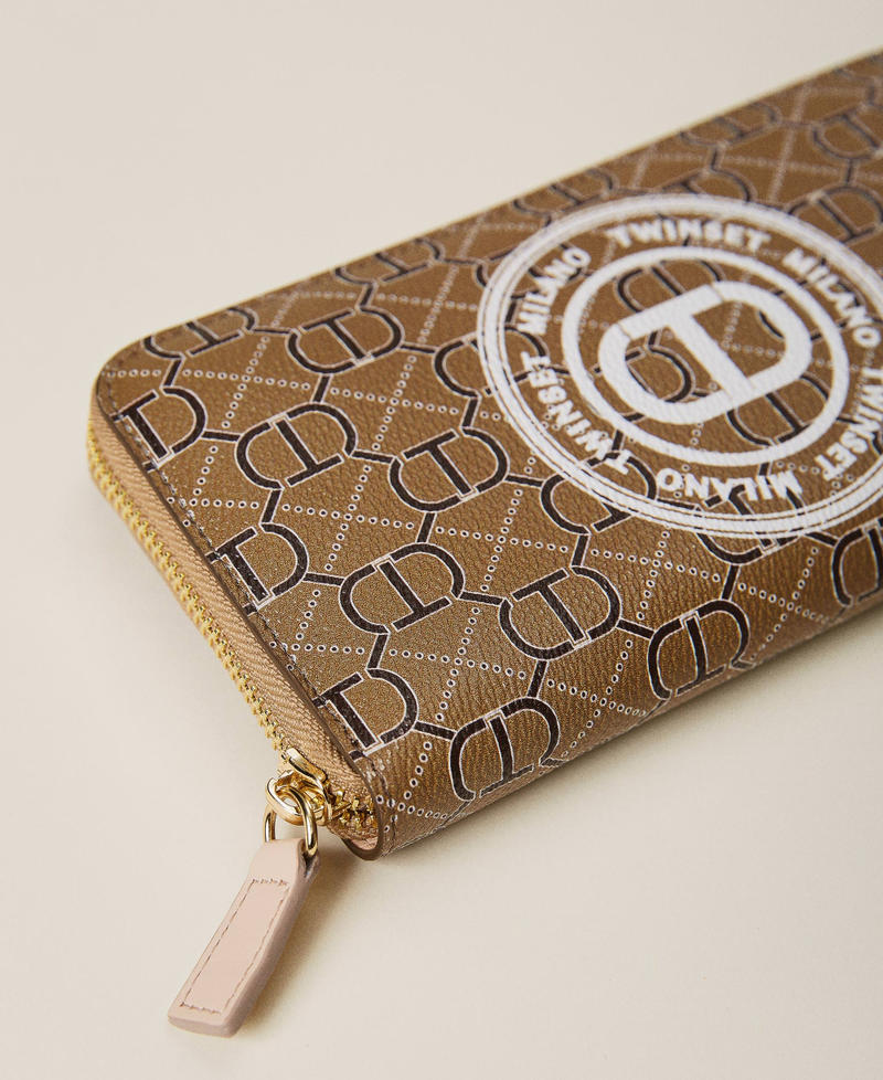Cartera &laquo;Iti&raquo; con estampado de logotipo