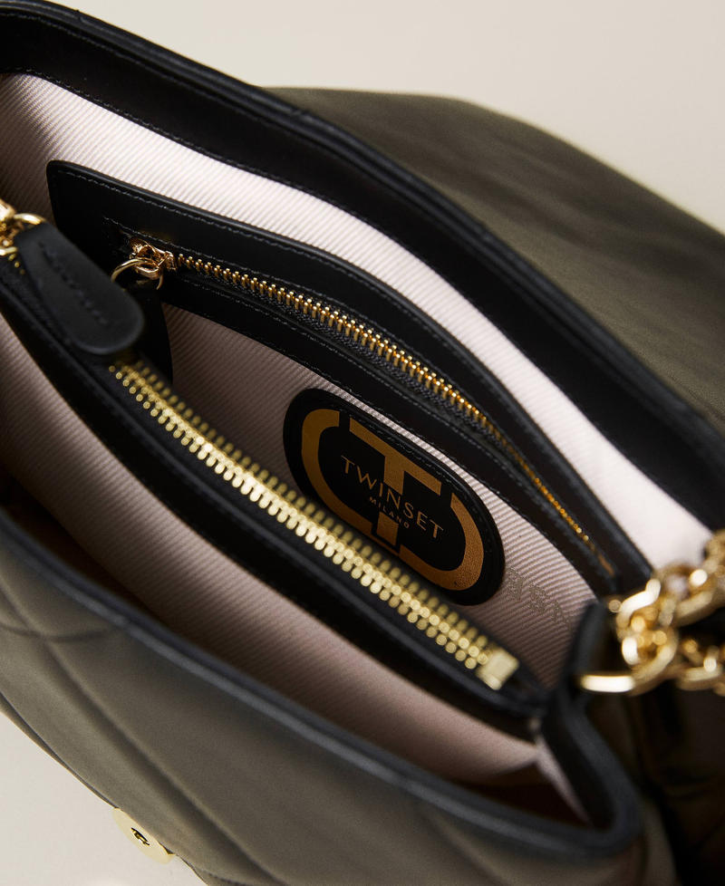 Borsa a tracolla 'Cara' in pelle con borchie