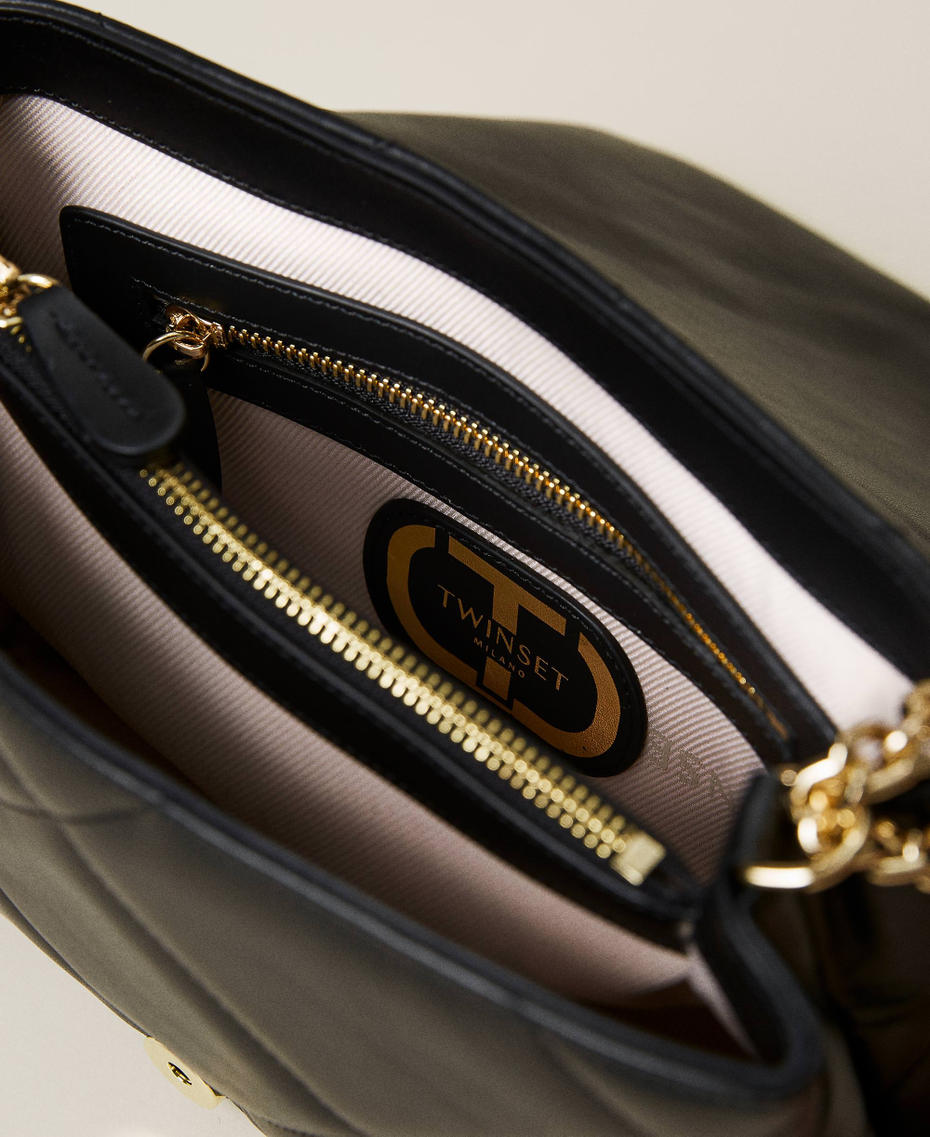 Borsa a tracolla 'Cara' in pelle con borchie