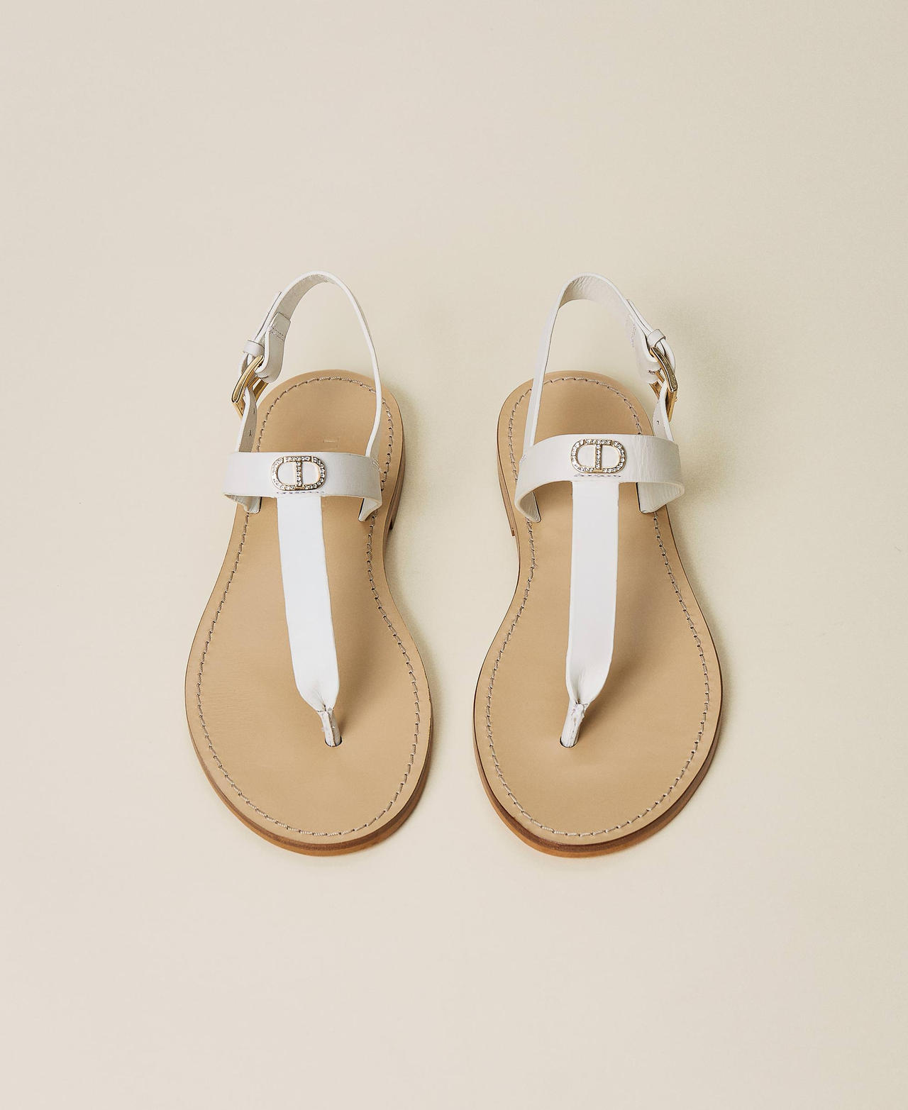 Rhinestone hot sale thong sandals