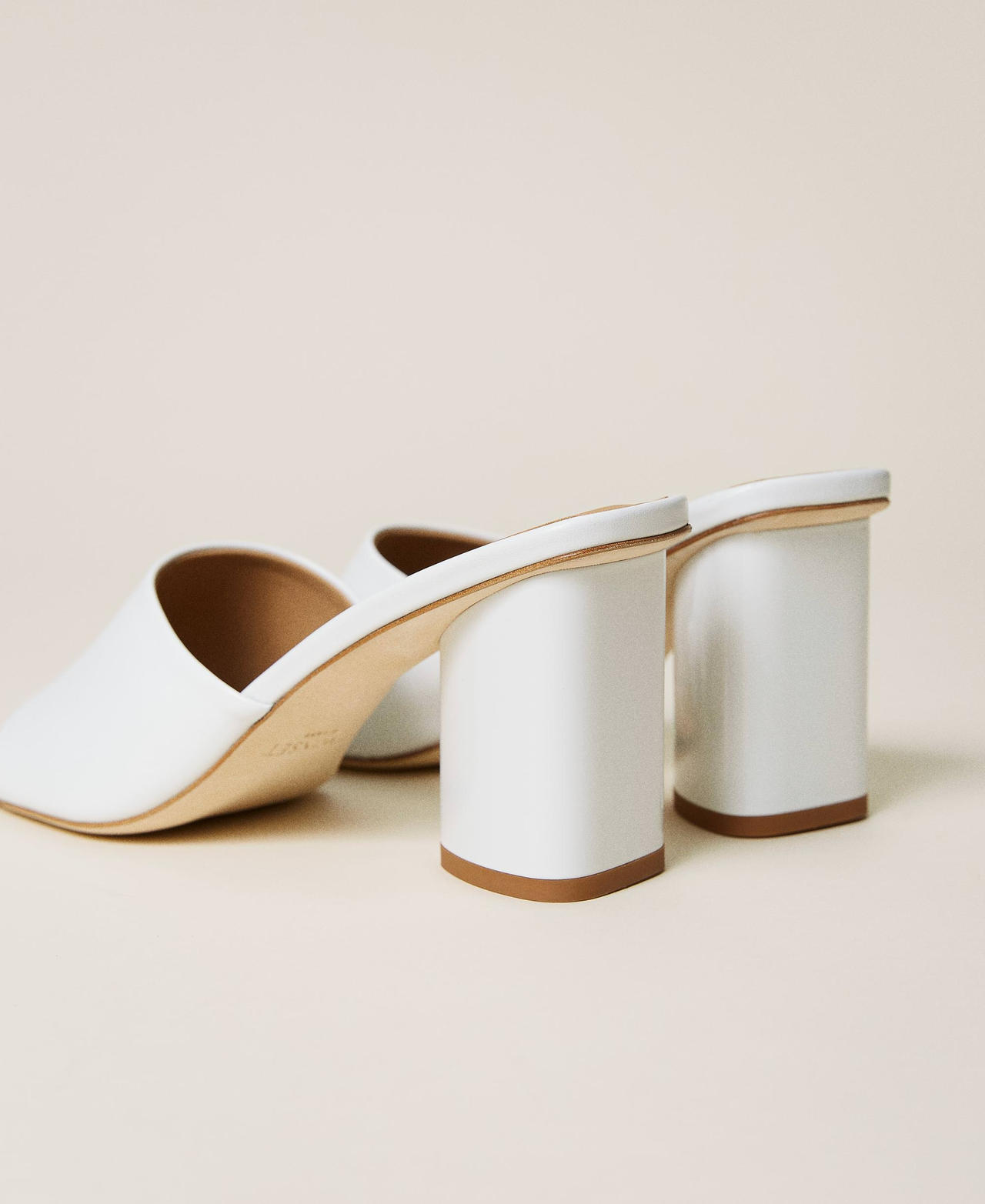 Real discount leather mules