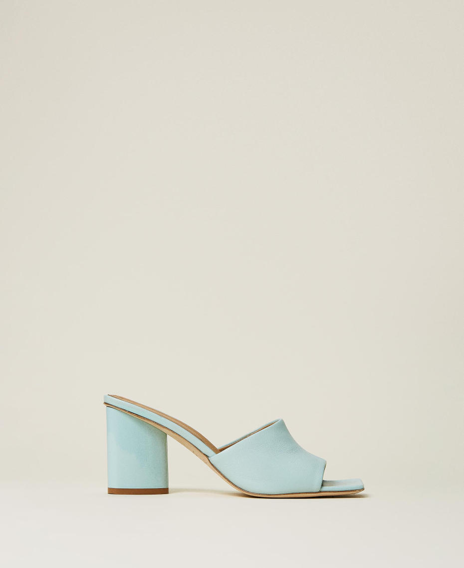 Mules aus Nappaleder