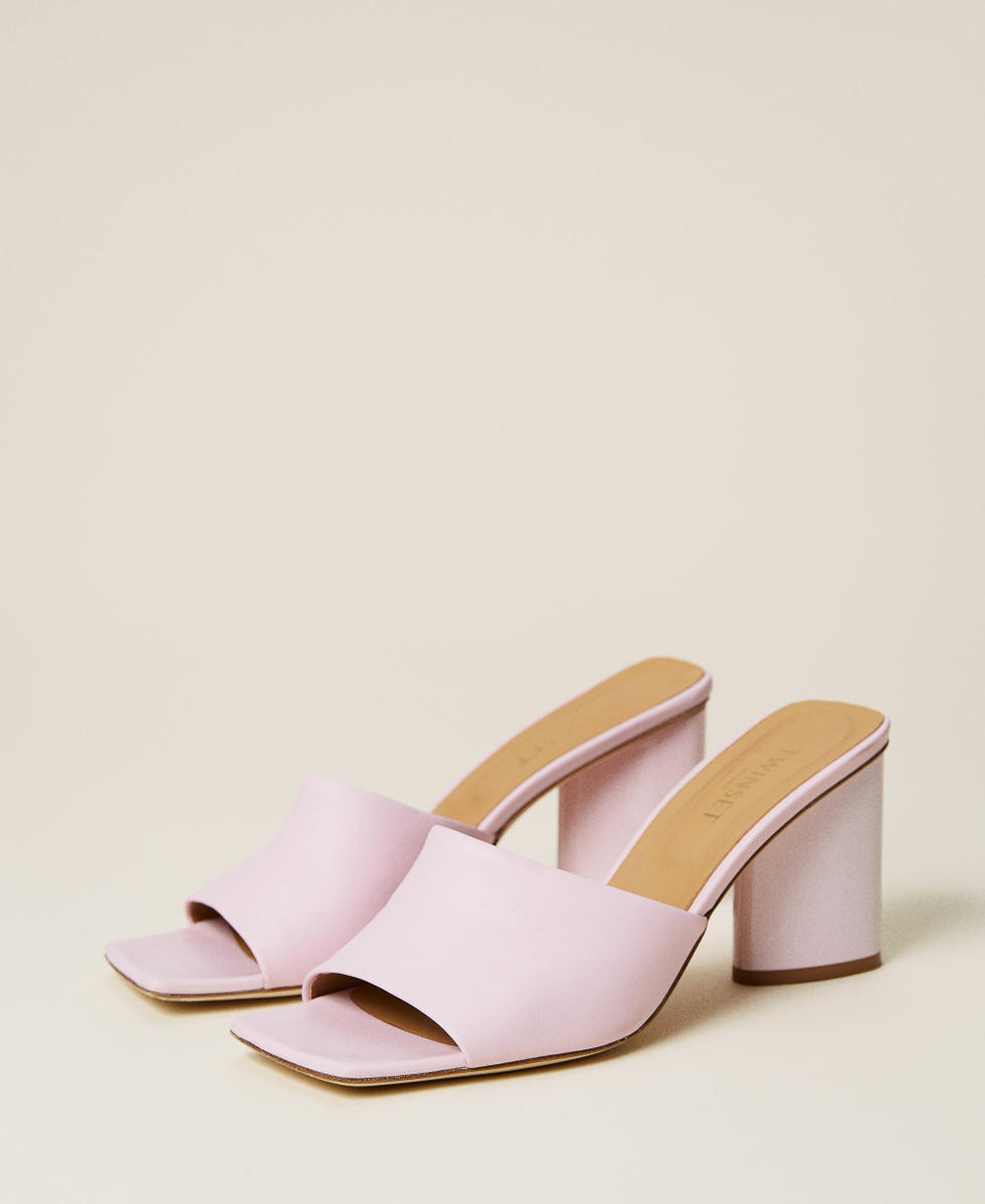 Sandales mules 2025 cuir femme