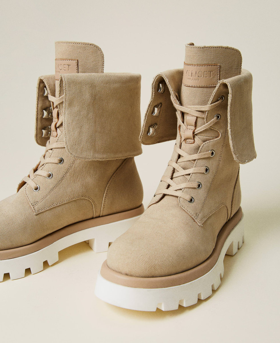 Canvas combat boots womens sales