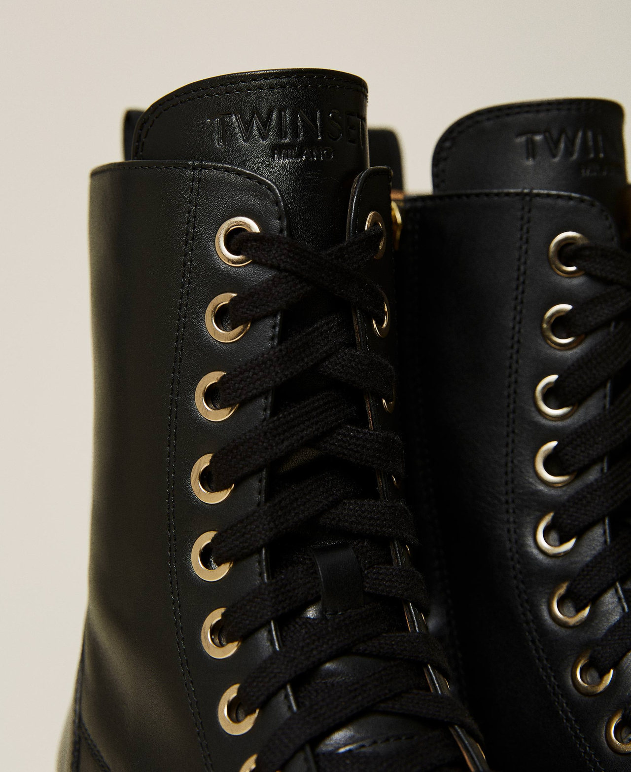 Combat boots with on sale studs