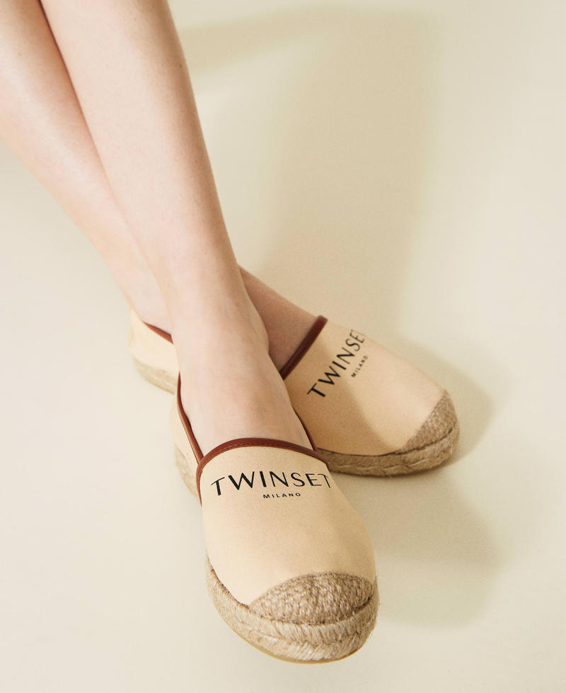 Espadrilles with logo Lily Woman 221TCT090-0S