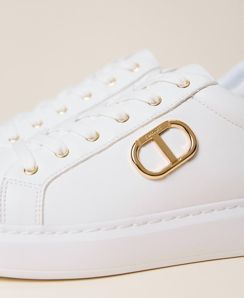 Trainers with logo White Woman 221TCT150-04