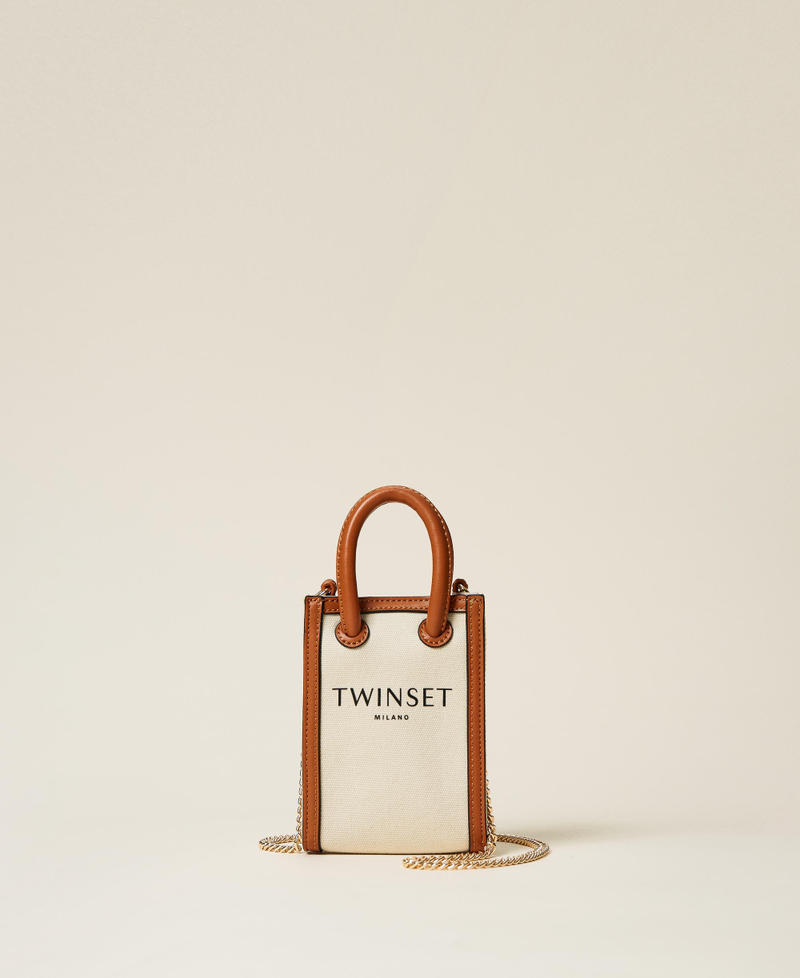 Canvas phone case with logo