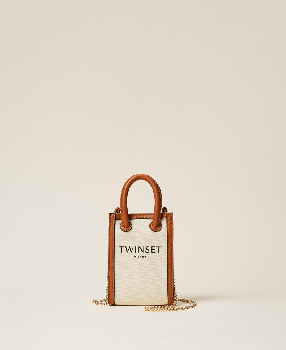 Canvas phone case with logo