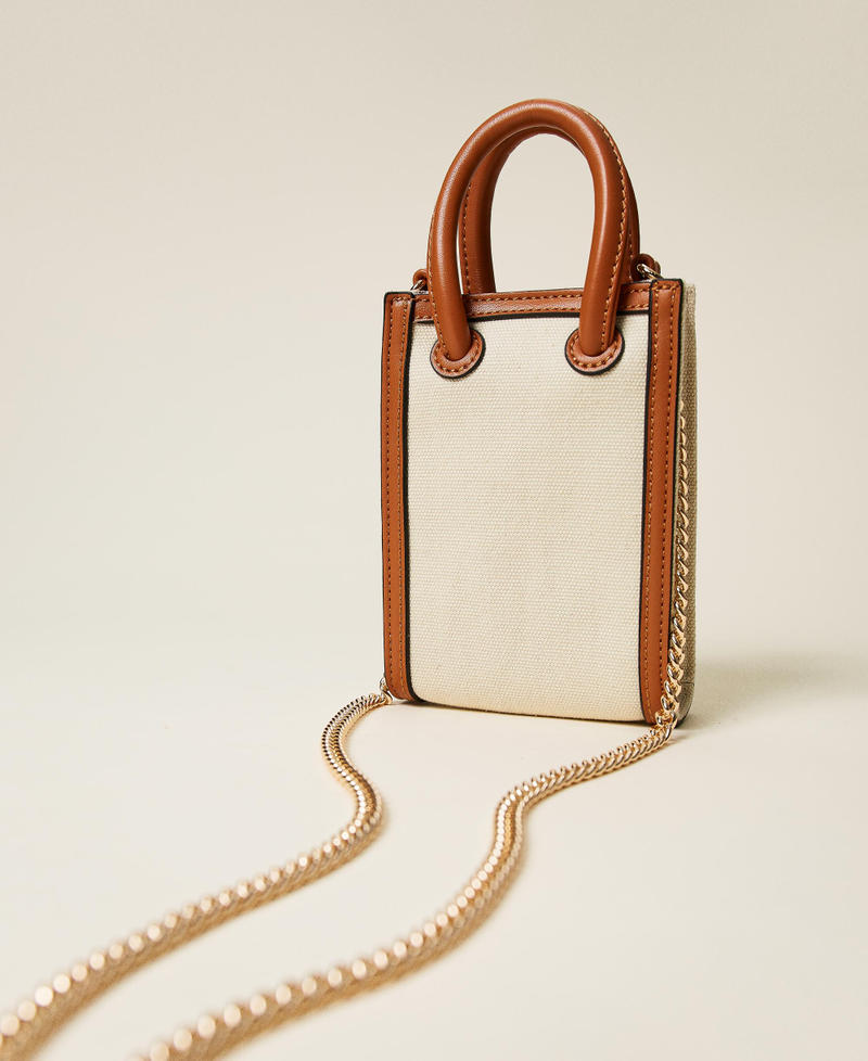 Canvas phone case with logo