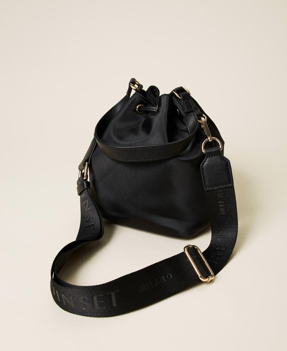 Fabric bucket bag on sale