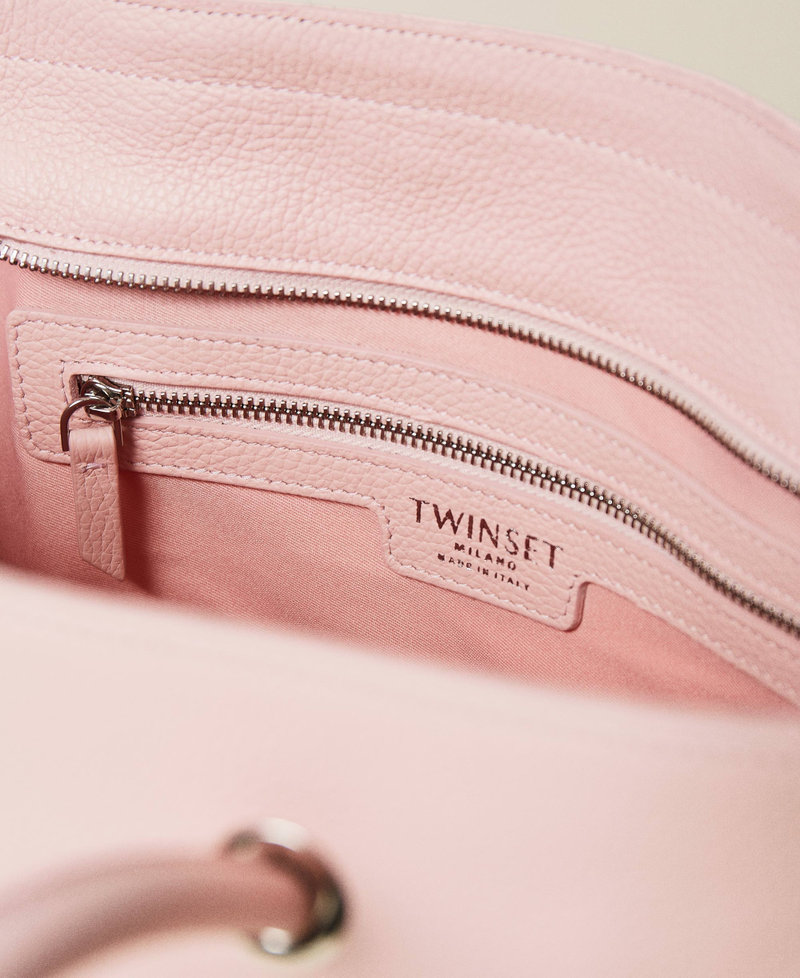 Кожаная сумка-шоппер Bella с логотипом Легкий Розовый женщина 221TD8250-05