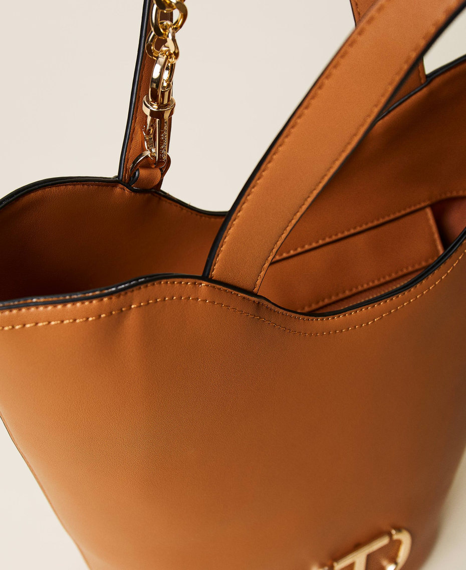 Borsa secchiello con logo