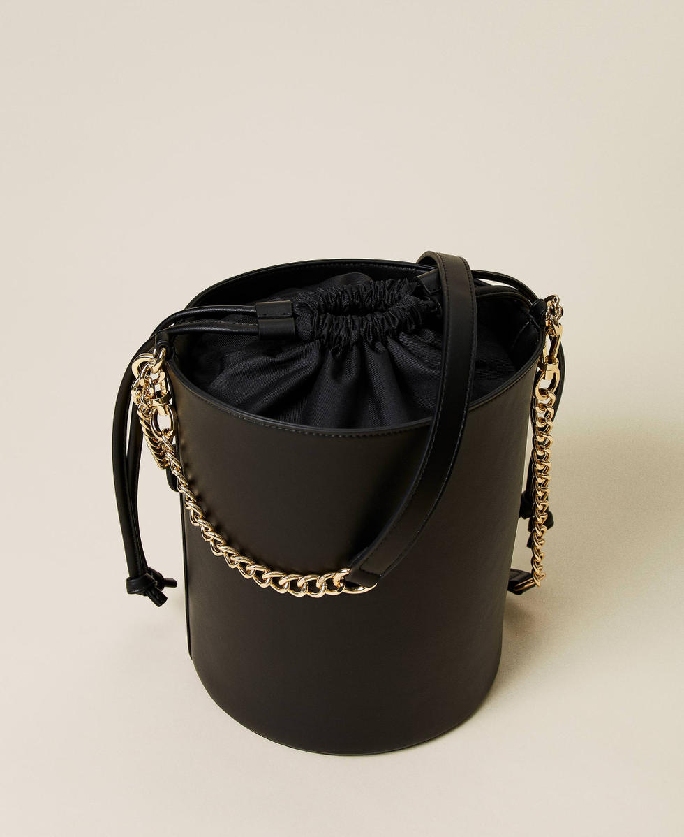 Borsa secchiello nera sale