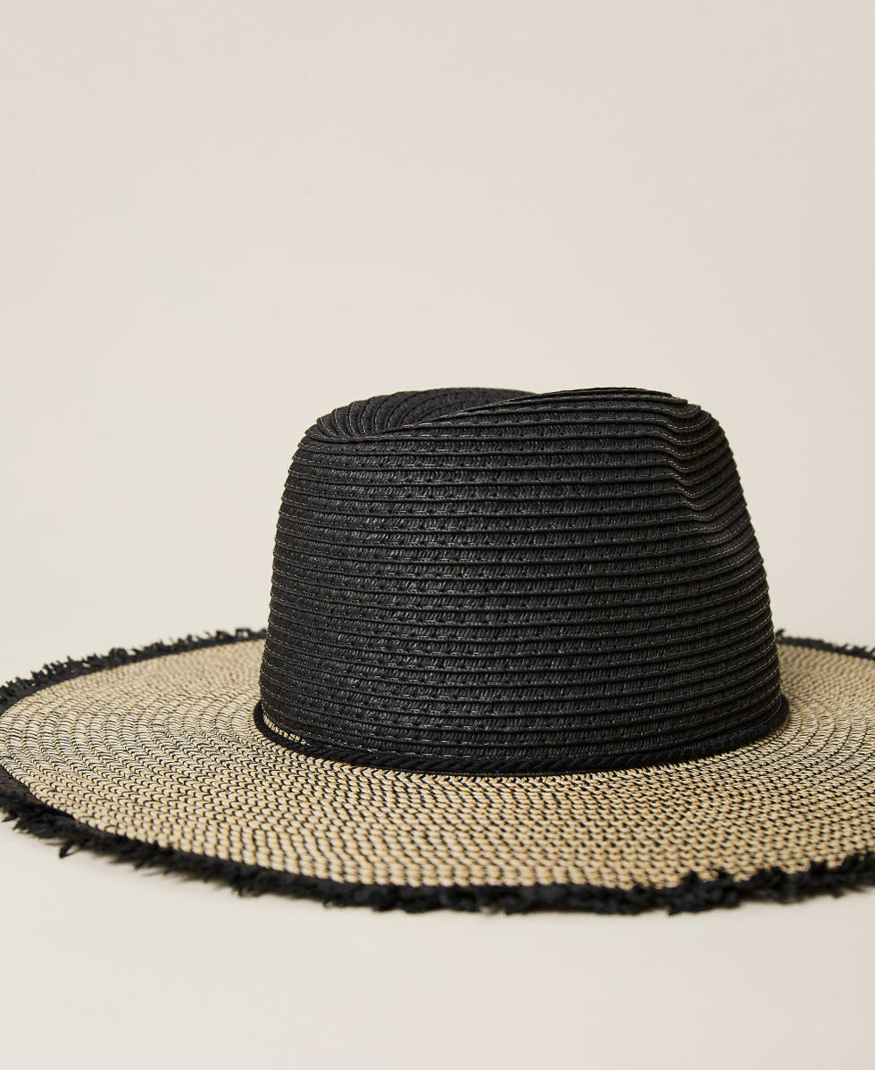 Chapeau de paille avec logo