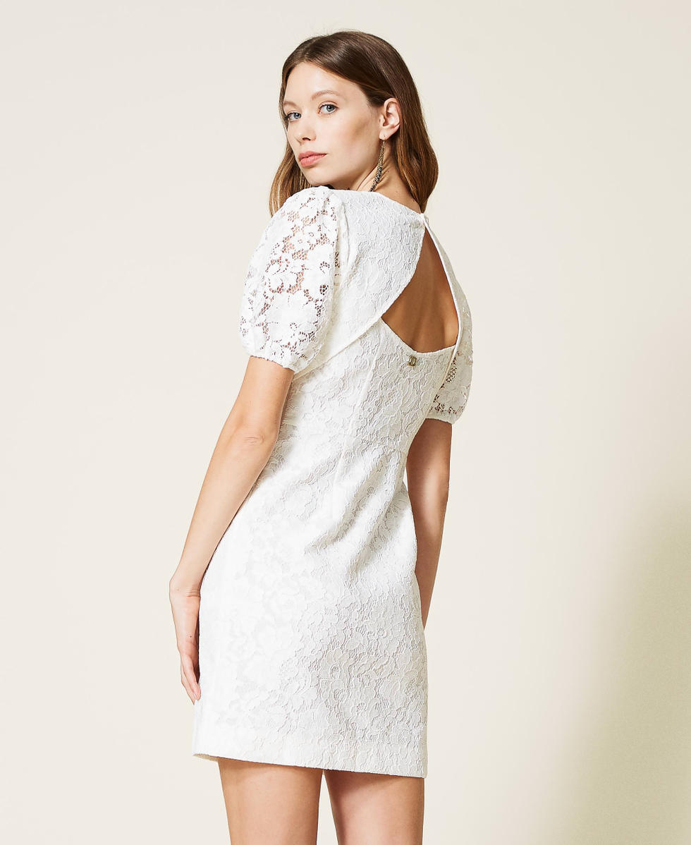 Robe macramé blanche hot sale