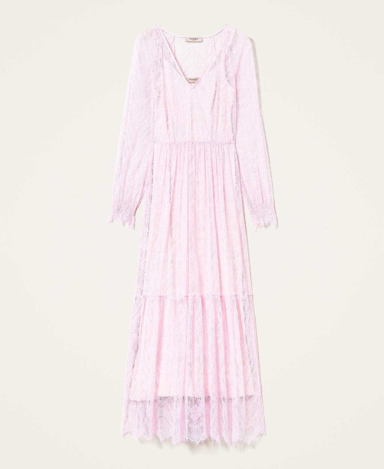 Valenciennes lace long dress