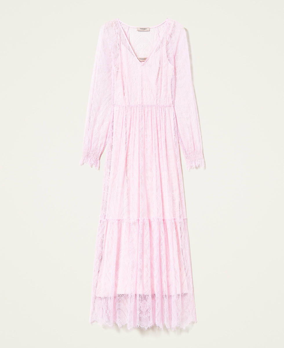 Valenciennes lace long dress