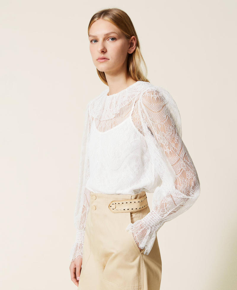 Valenciennes lace blouse