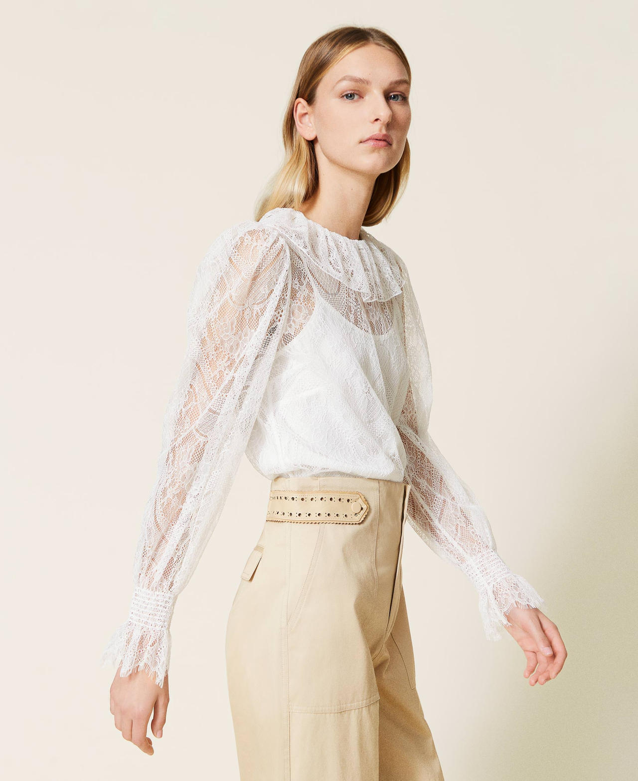 Valenciennes lace blouse