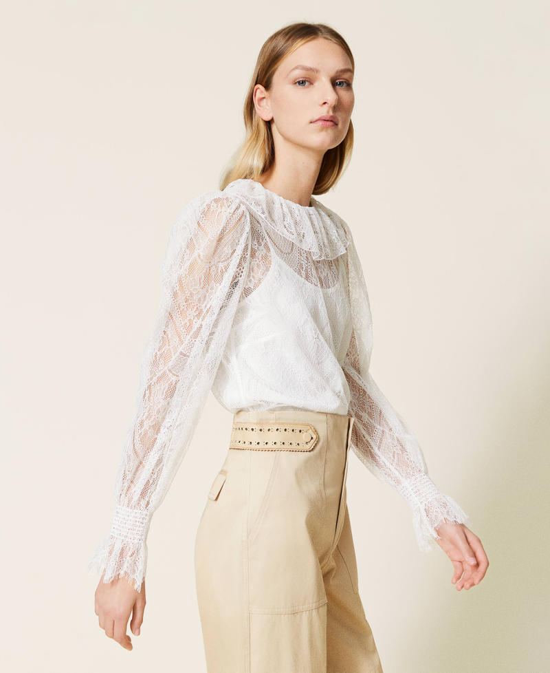 Valenciennes lace blouse