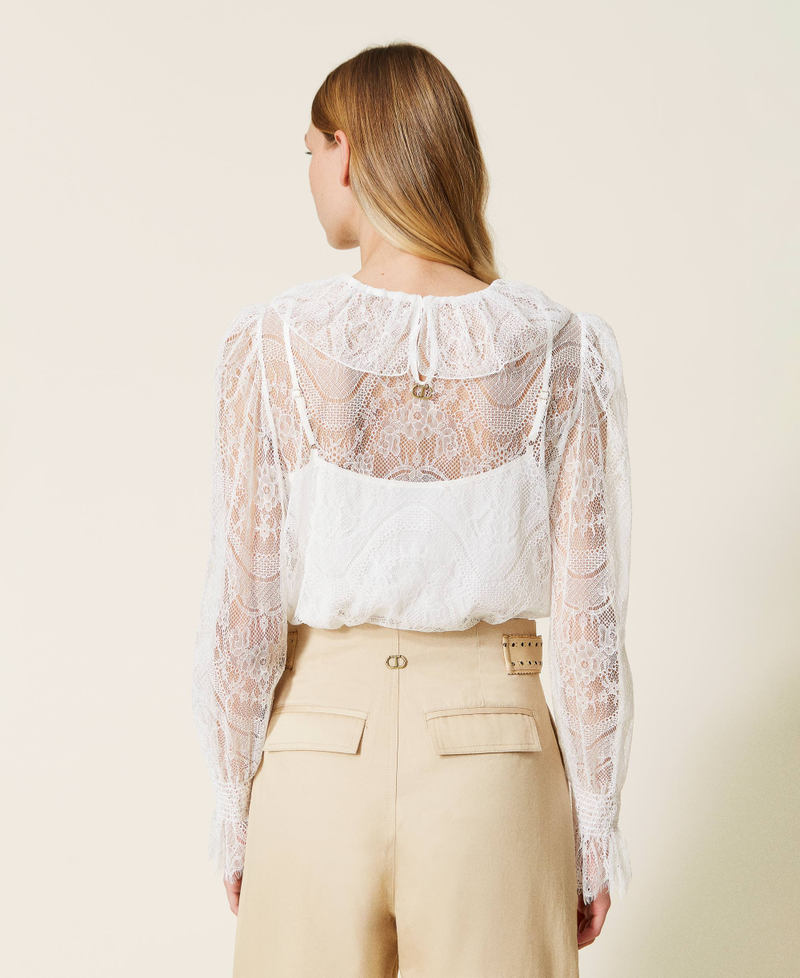 Valenciennes lace blouse