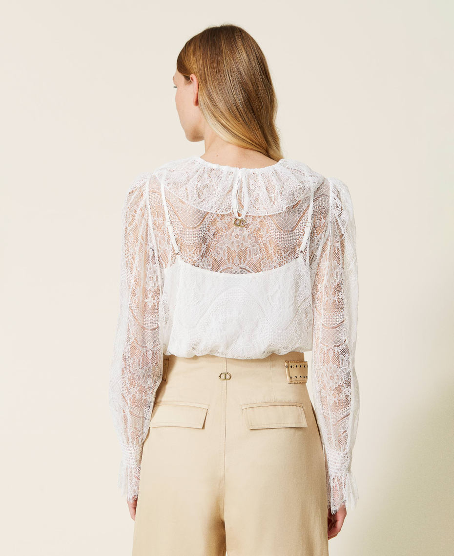 Valenciennes lace blouse