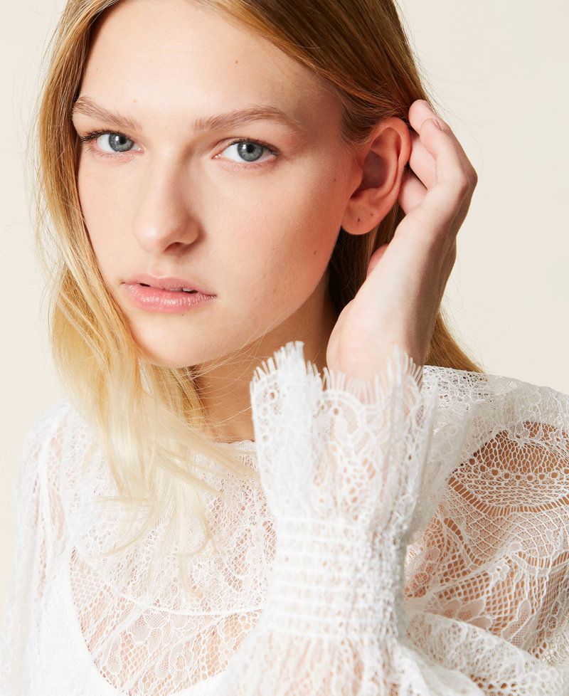 Valenciennes lace blouse