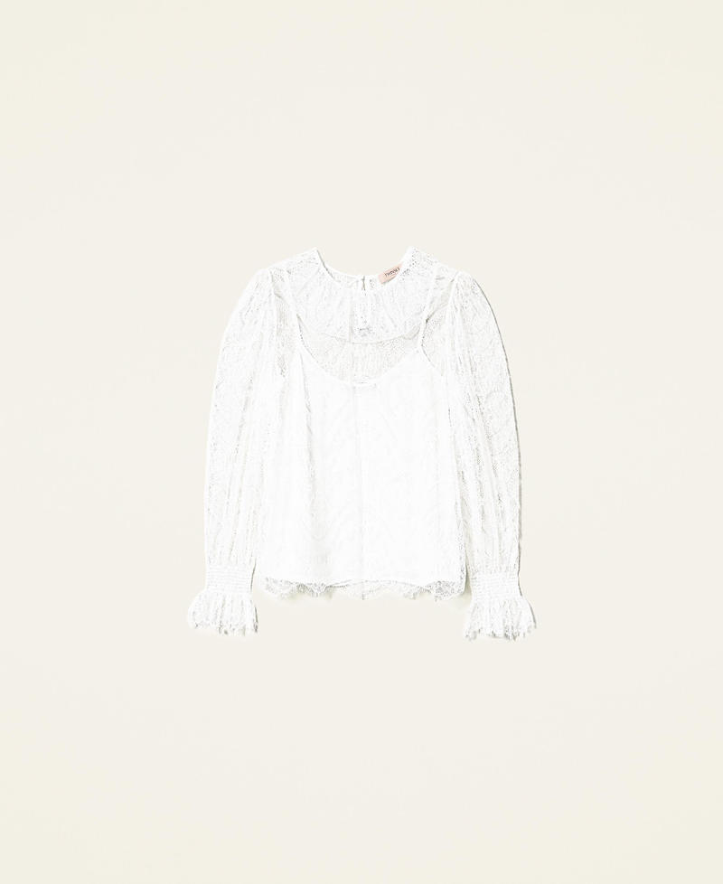 Valenciennes lace blouse