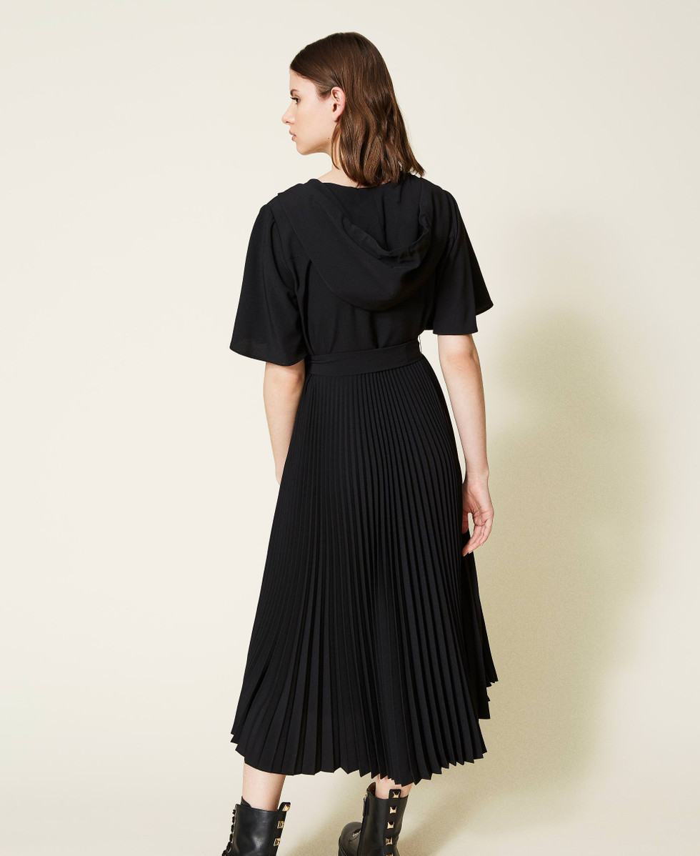 Crepe de chine kleid clearance