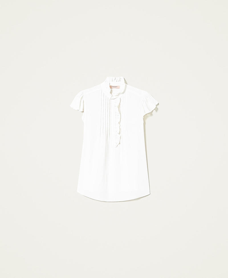 Top in misto seta