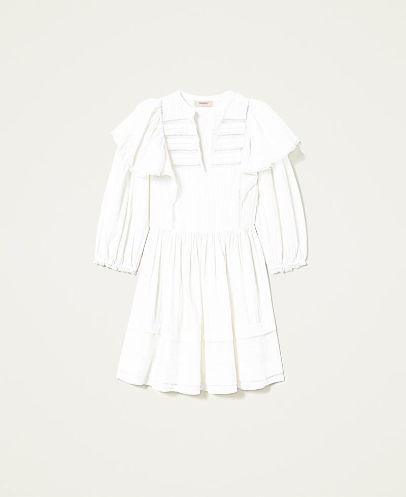 Robe en mousseline avec dentelle