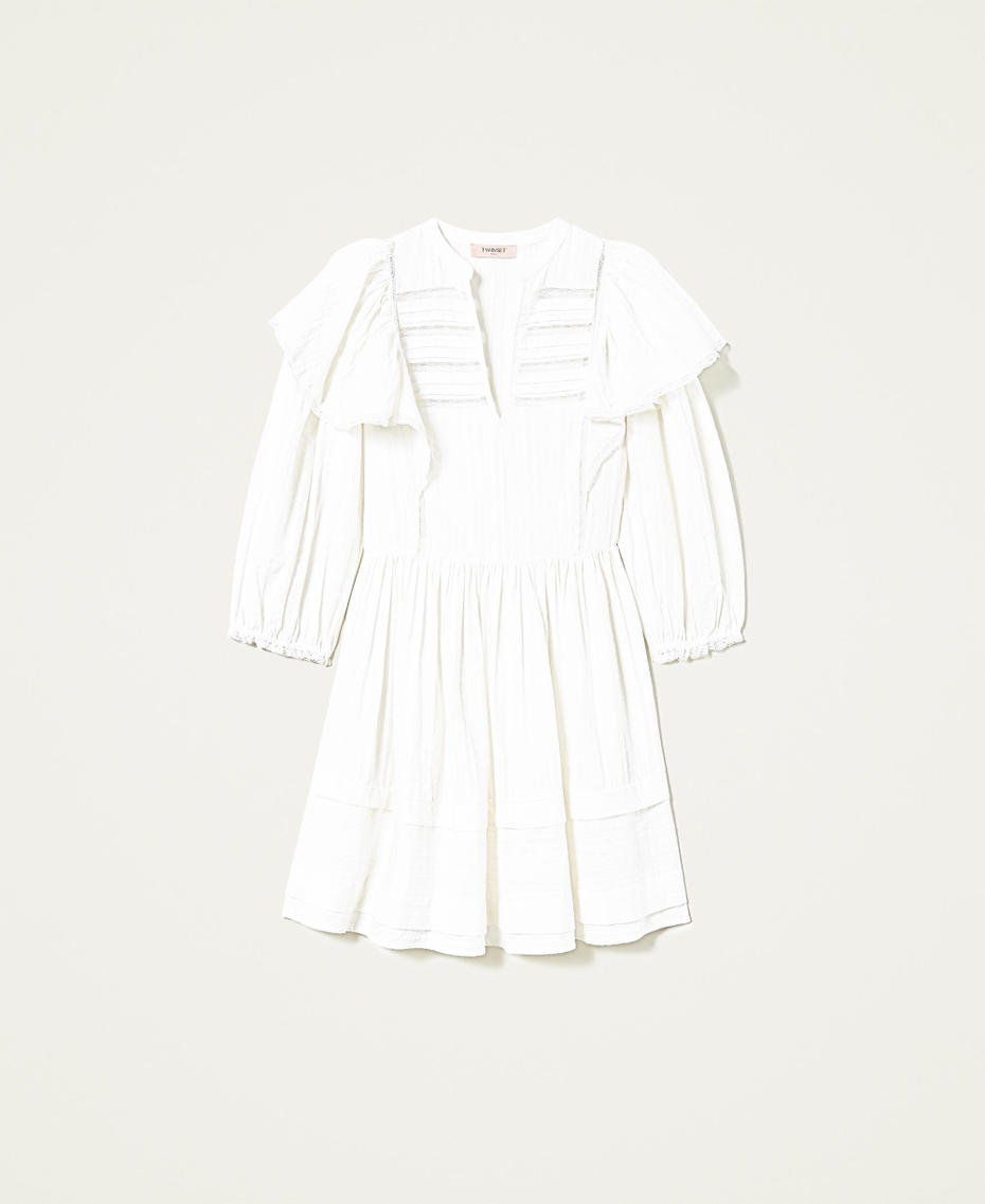 Robe en mousseline avec dentelle